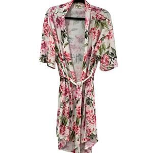 Show Me Your Mumu Brie Robe Garden of Blooms Floral Kimono One Size Bridal Bride